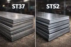 تفاوت فولادهای ST37 و ST52 در سازه: مقاومت، جوشپذیری و کاربردها 2 مقایسه ST37 و ST52